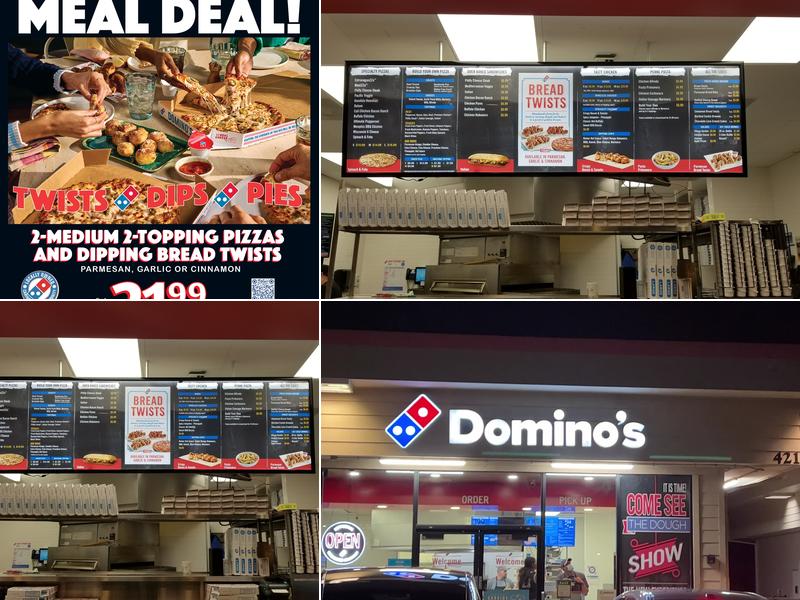 Domino's Pizza Menu
