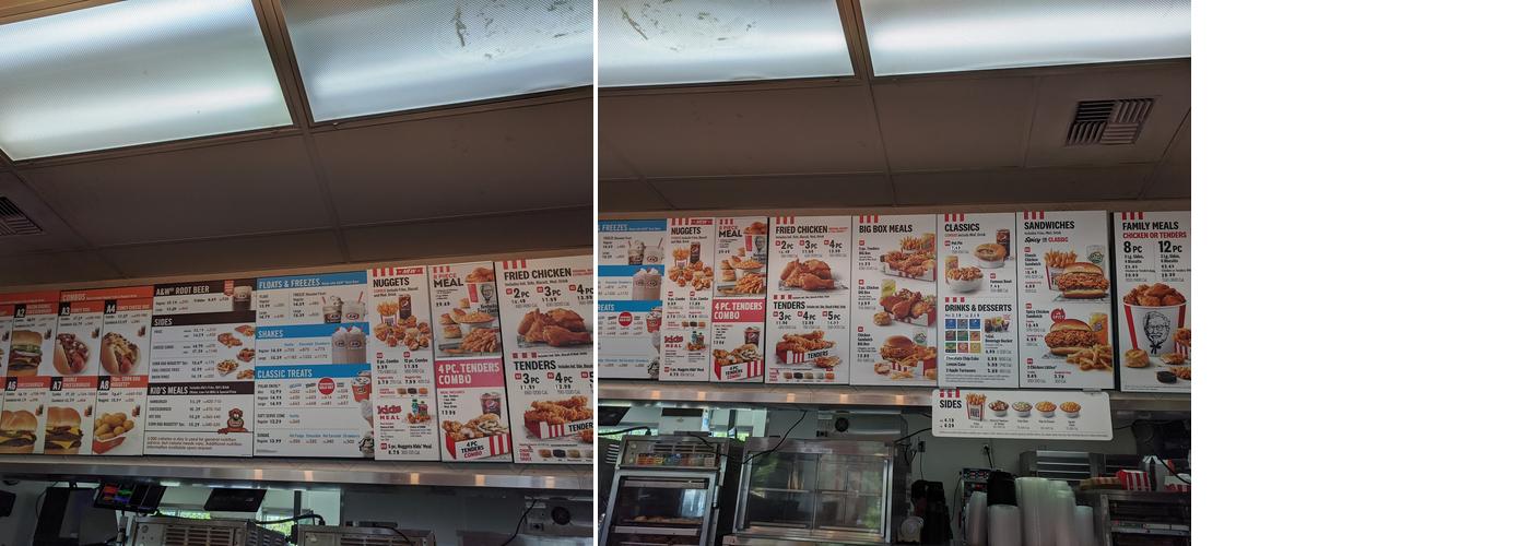 A&W Restaurant Menu