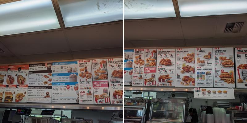 A&W Restaurant Menu