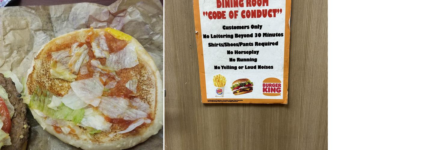 Burger King Menu