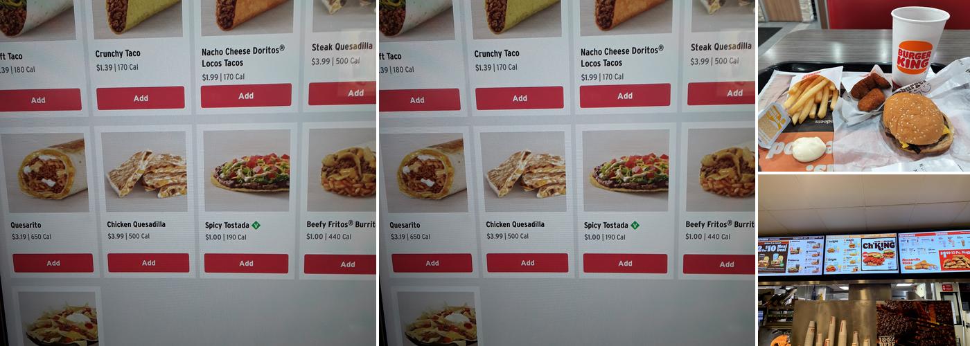 Burger King Menu