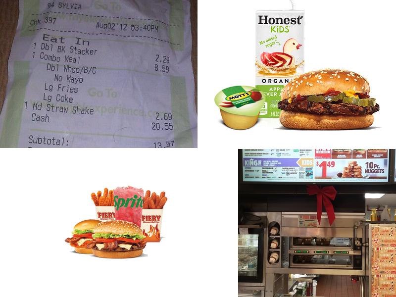 Burger King Menu