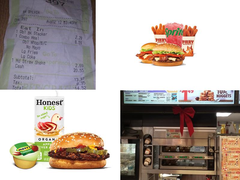 Burger King Menu