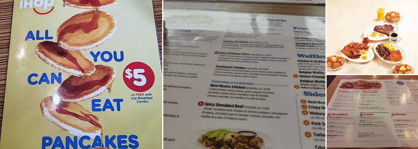 IHOP Menu