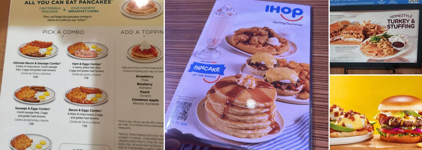 IHOP Menu