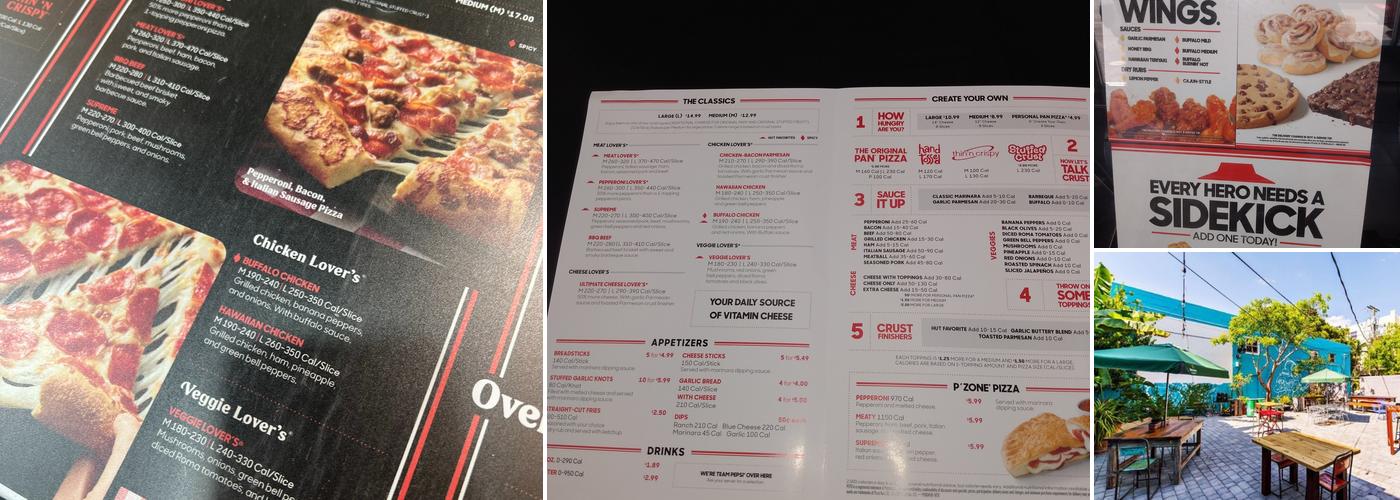 Pizza Hut Menu