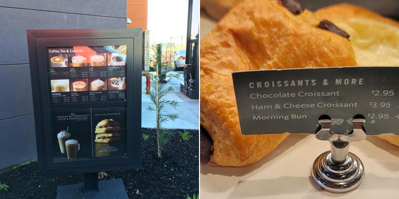 Starbucks Coffee Company Menu