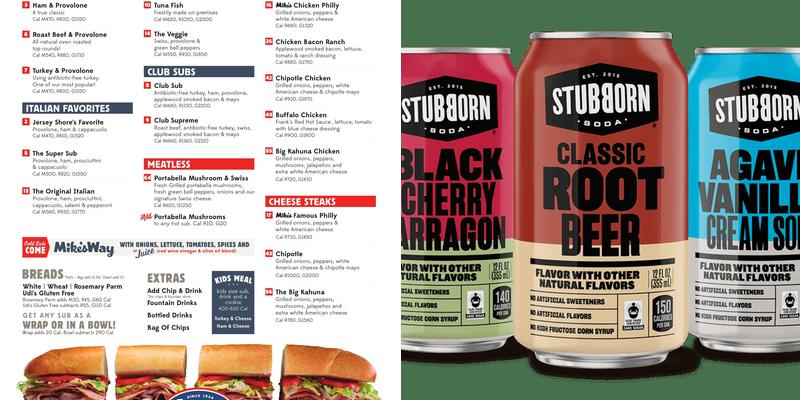 Jersey Mike's Subs Menu