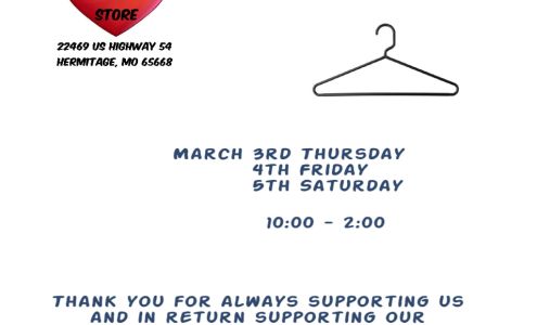 Hickory County Cares Thrift Store Hermitage