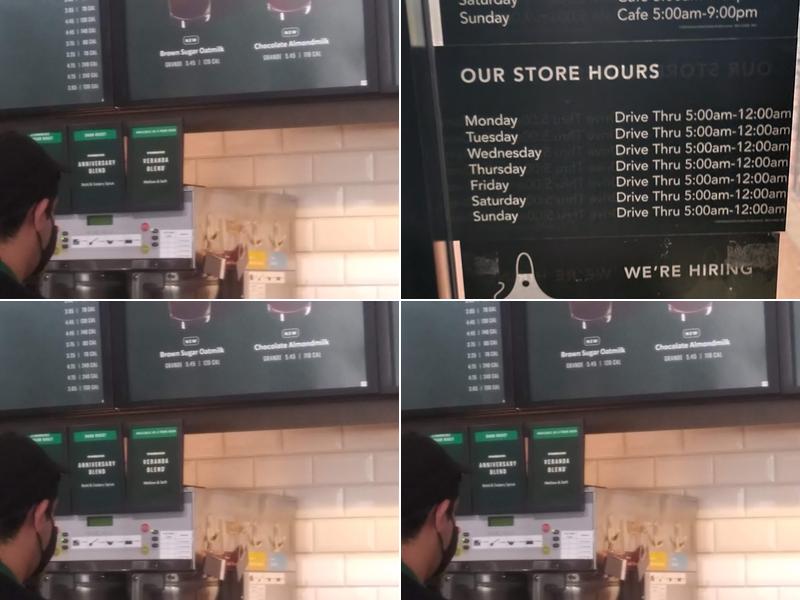 Starbucks Menu
