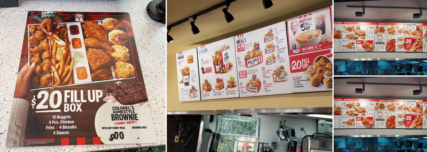 KFC Menu