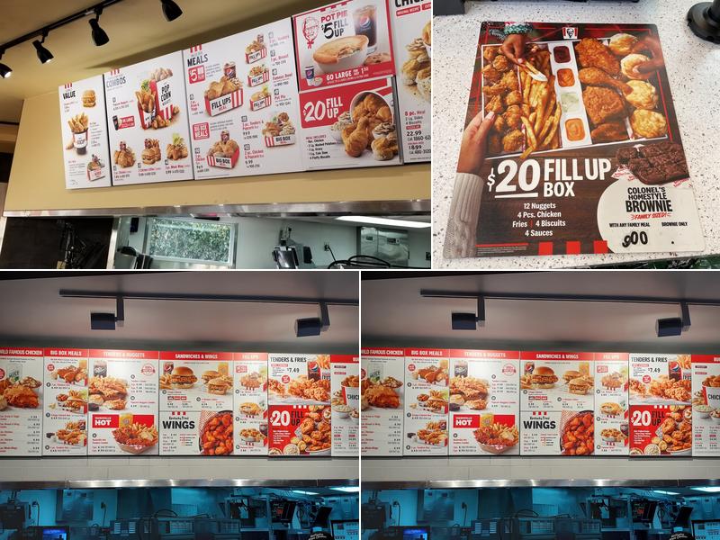 KFC Menu