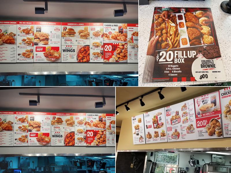 KFC Menu