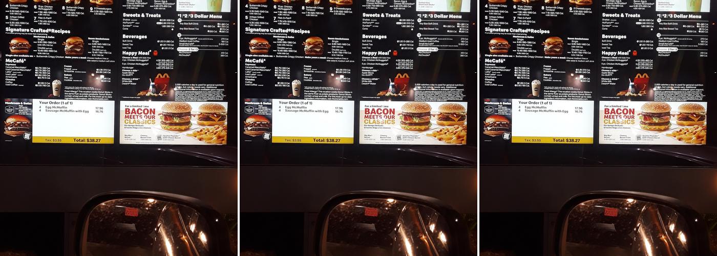 McDonald's Menu