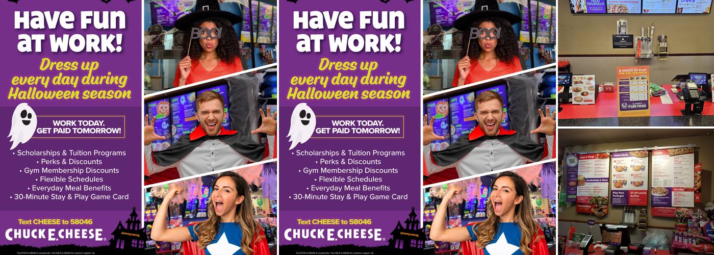 Chuck E. Cheese Menu