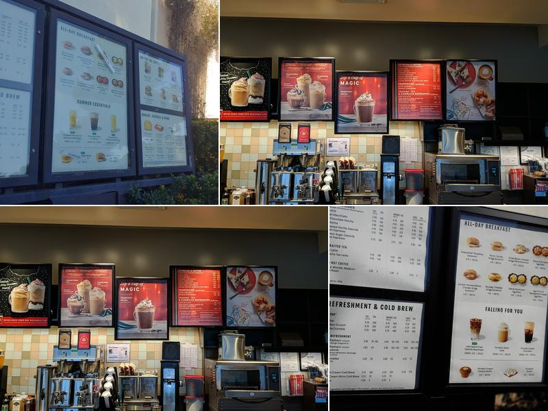 Starbucks Coffee Company Menu