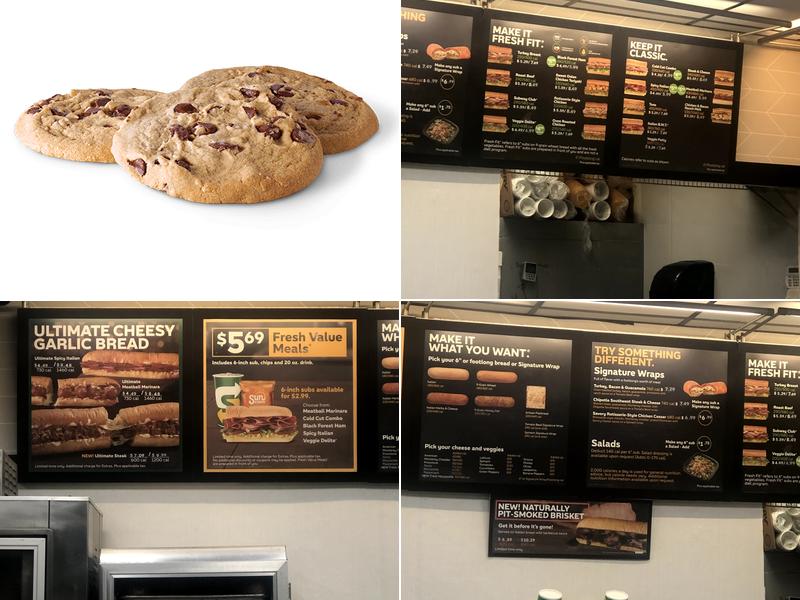 Subway Menu