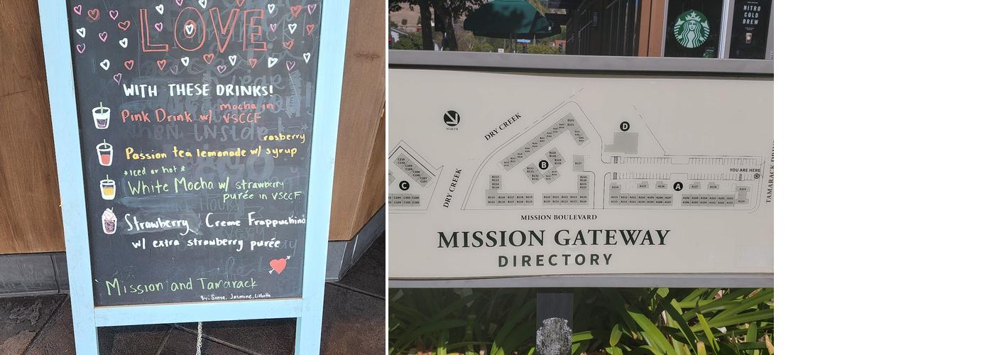 Starbucks Coffee Company Menu