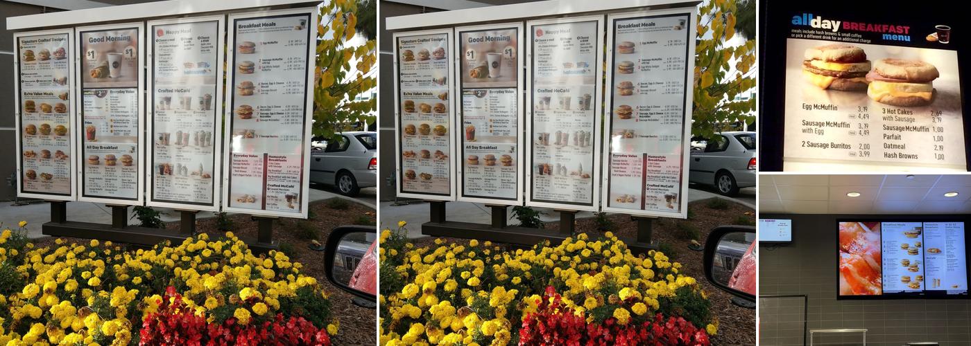 McDonald's Menu