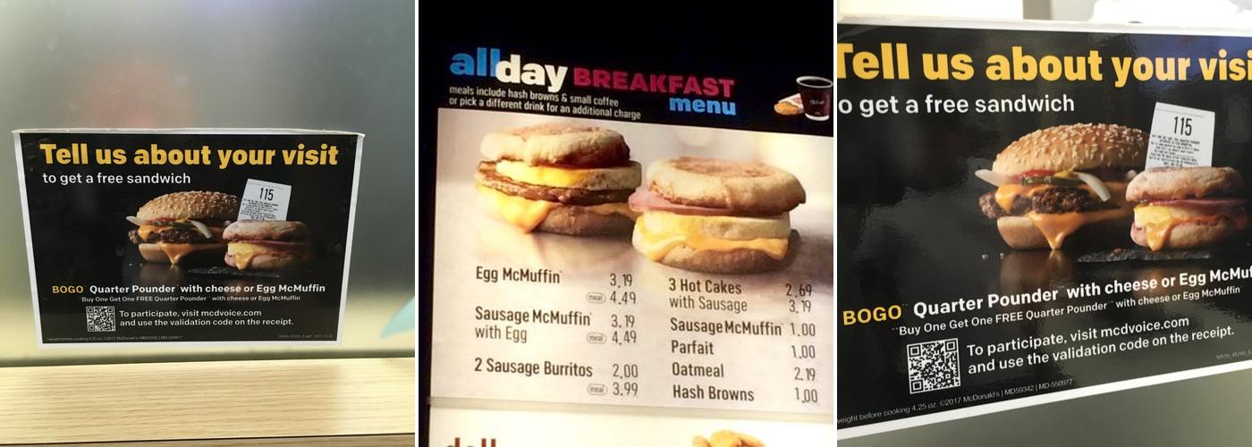 McDonald's Menu