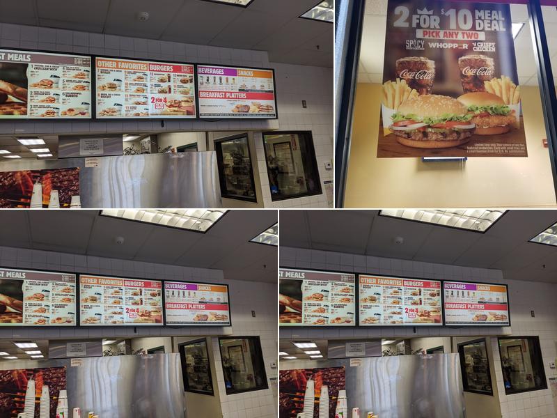 Burger King Menu
