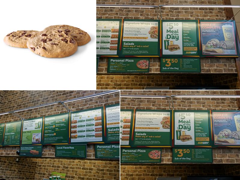 Subway Menu