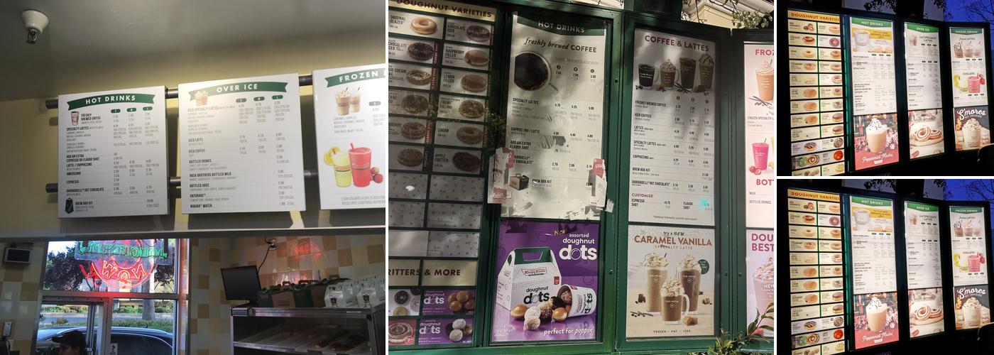 Krispy Kreme Menu