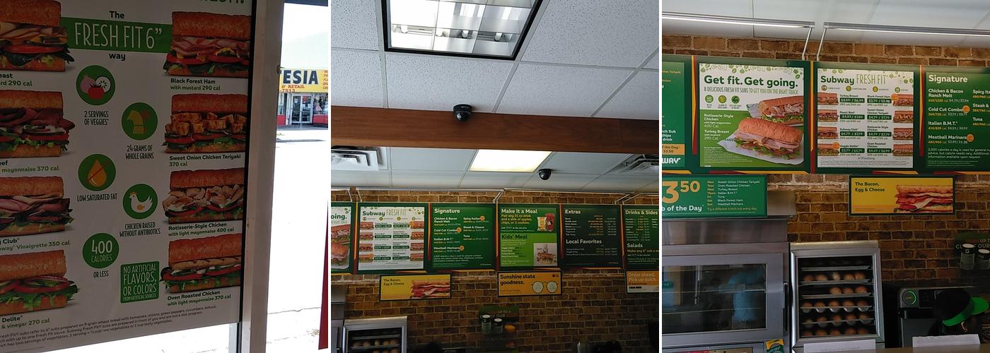 Subway Menu