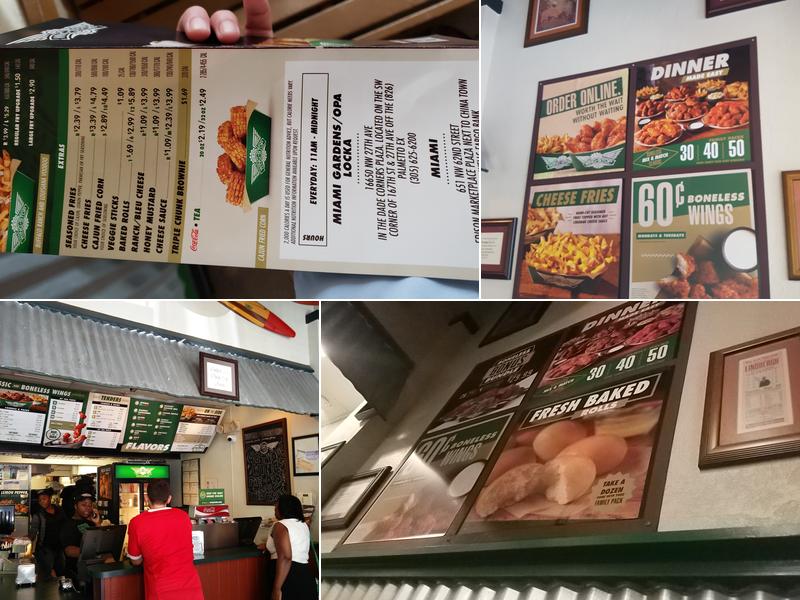 Wingstop Menu