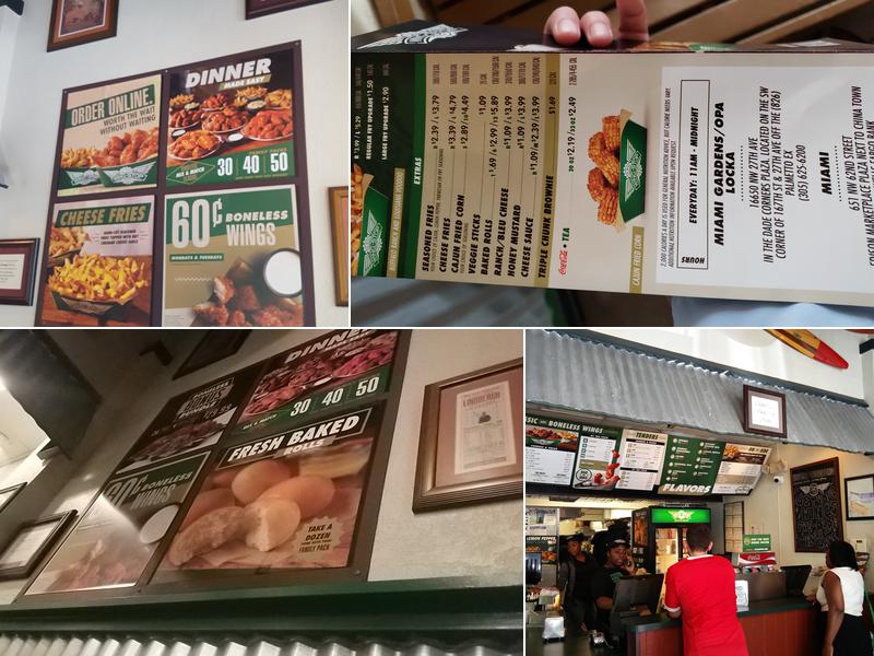 Wingstop Menu