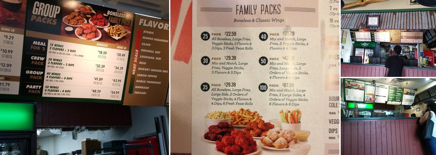 Wingstop Menu