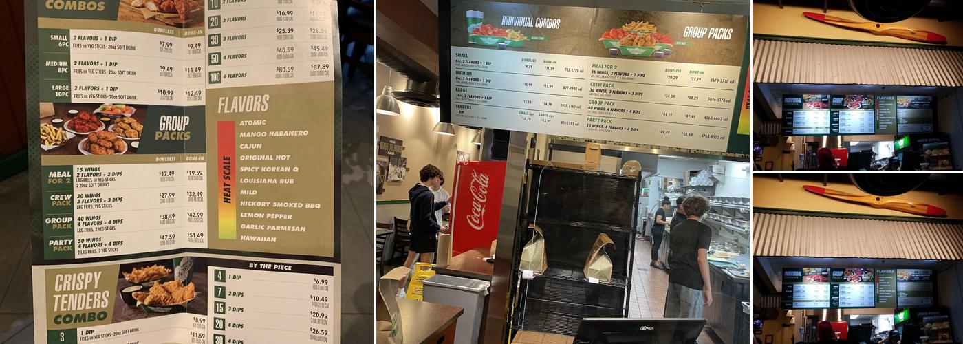 Wingstop Menu