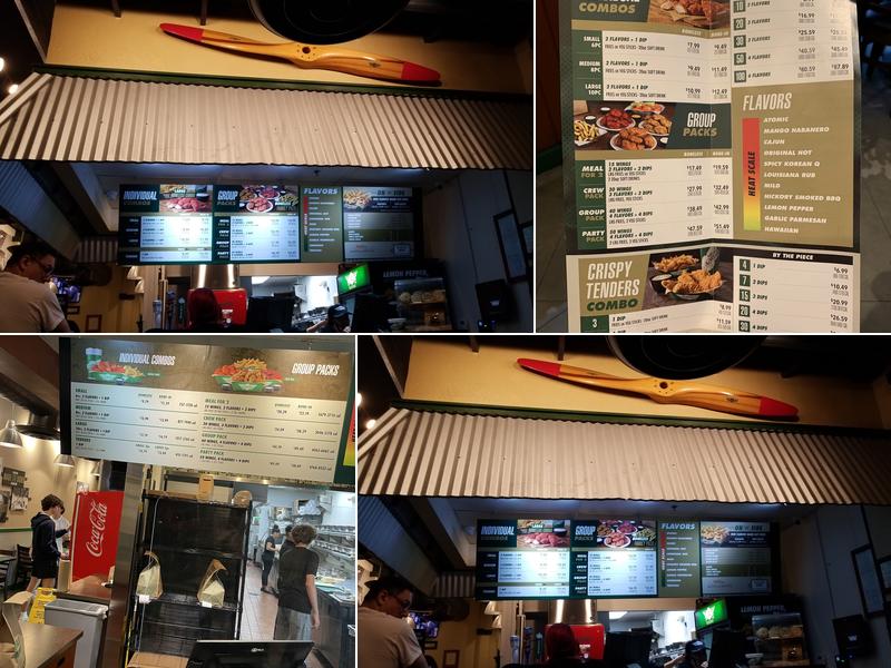 Wingstop Menu