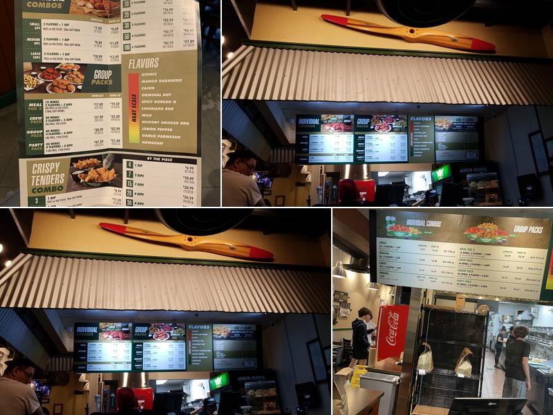 Wingstop Menu