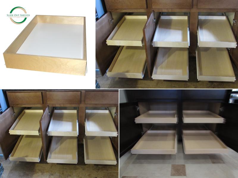 Pull out shelving