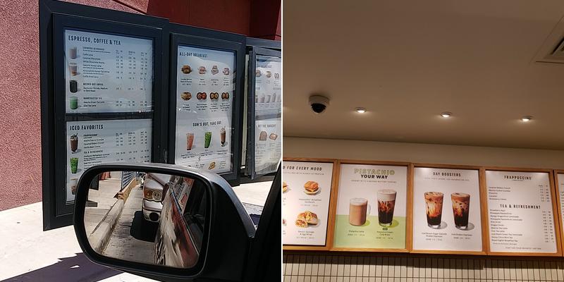 Starbucks Menu