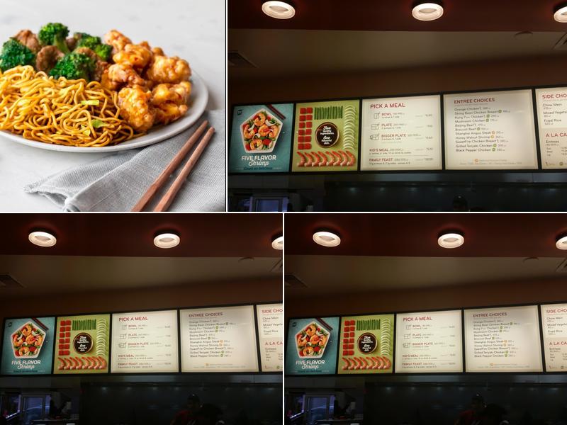 Panda Express Menu