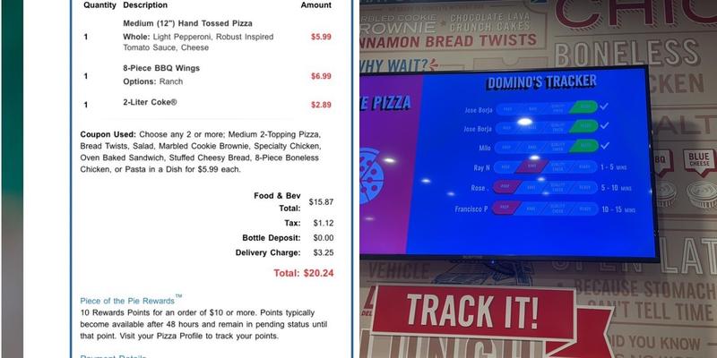 Domino's Pizza Menu