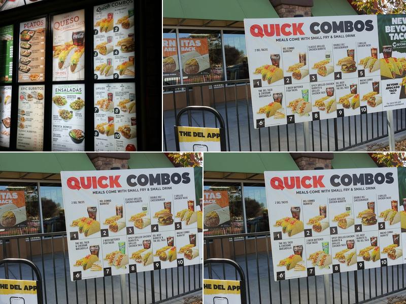 Del Taco Menu