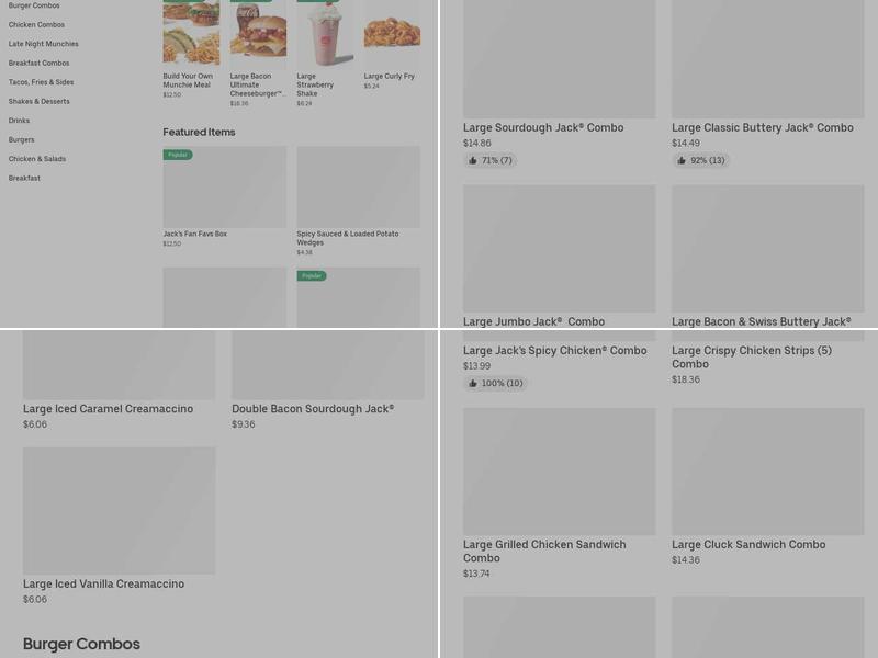 Jack In The Box Menu