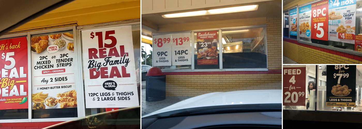 Church's Texas Chicken Menu