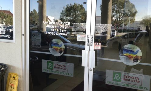 Puente Hills Toyota Parts Department