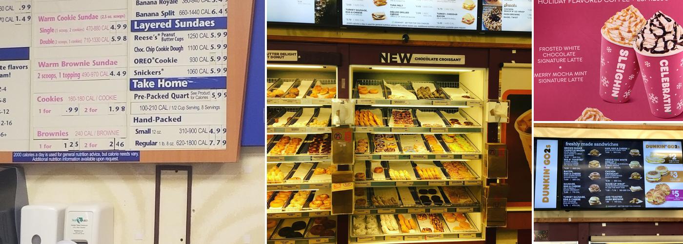 Dunkin' Menu