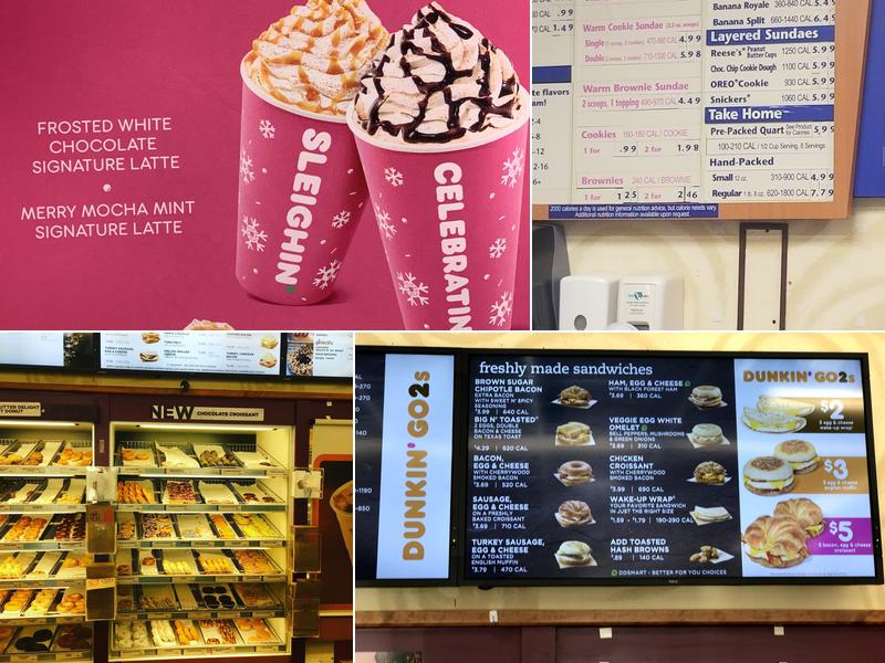 Dunkin' Menu