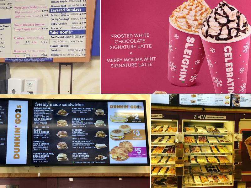 Dunkin' Menu