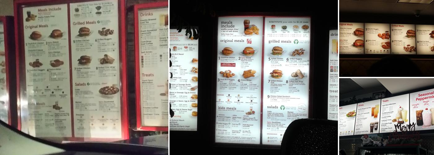 Chick-fil-A Menu