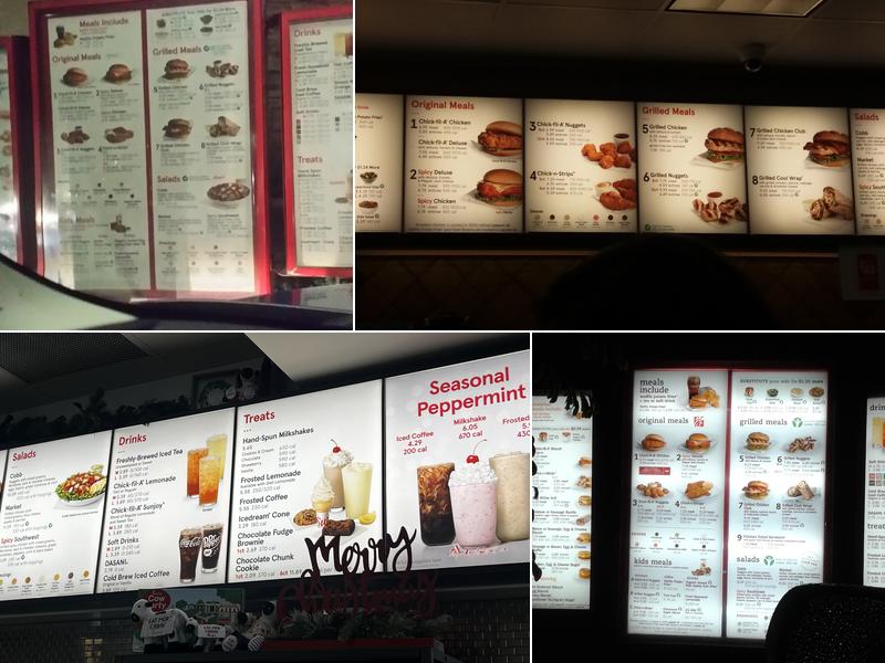Chick-fil-A Menu