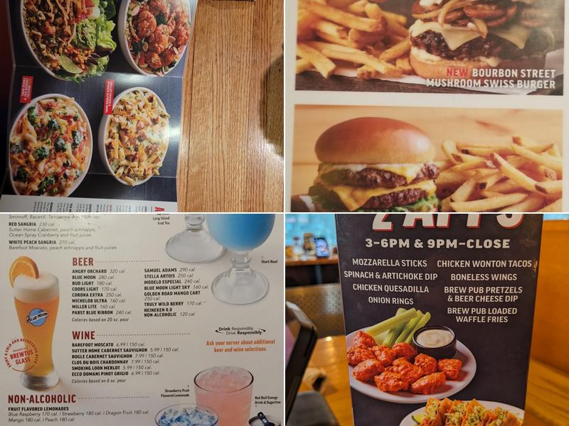Applebee's Grill + Bar Menu