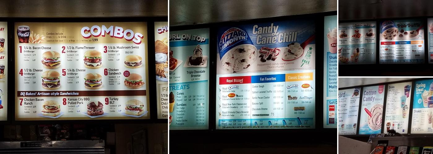 Dairy Queen Grill & Chill Menu