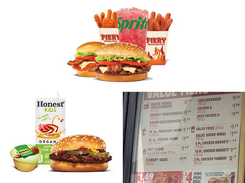 Burger King Menu